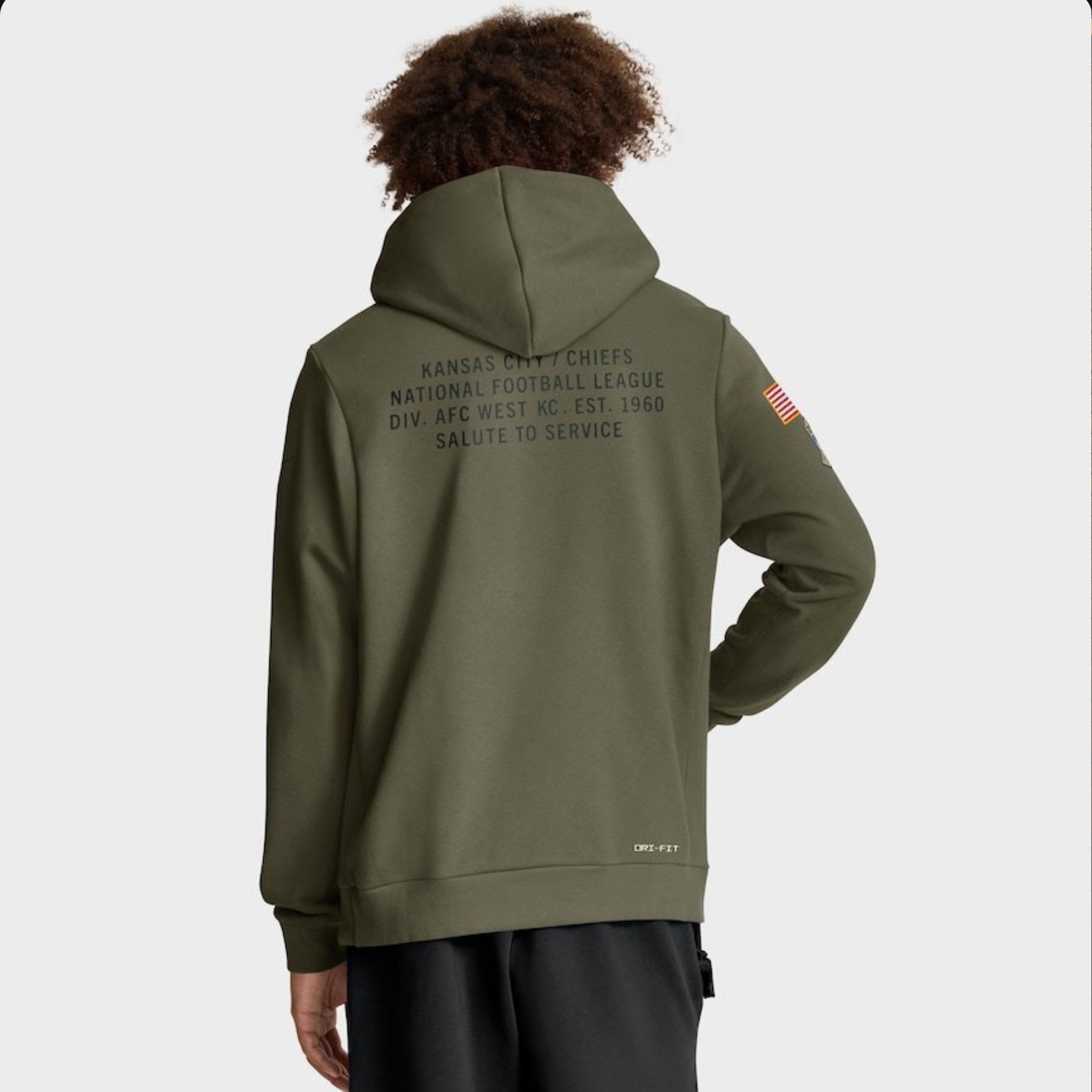 Sudadera NFL estilo militar 2025 — Kansas City Chiefs 🏹 (S–4XL)