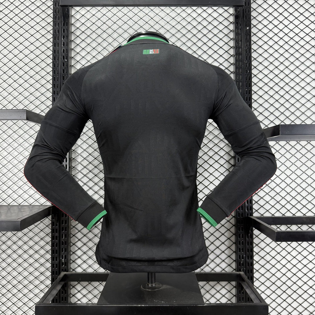 México (Mundial 2026) – Jersey Visitante Negro – Premium Manga Larga