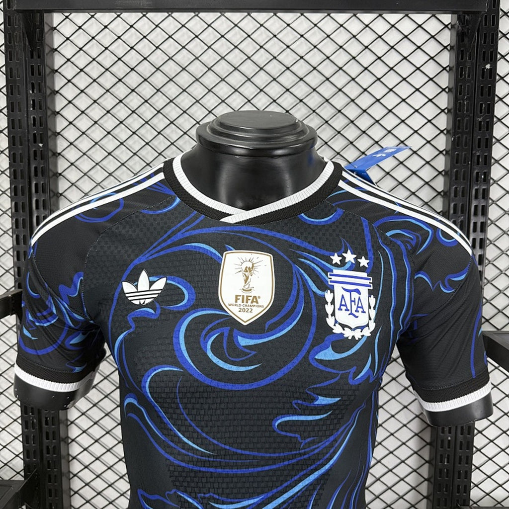 Argentina (Mundial 2026) – Jersey Visitante Negro – Premium