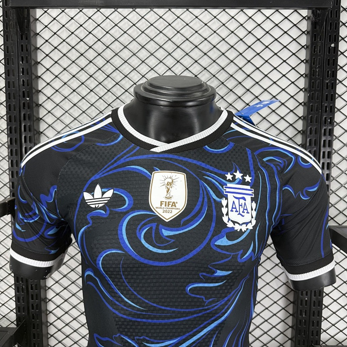 Argentina (Mundial 2026) – Jersey Visitante Negro – Premium