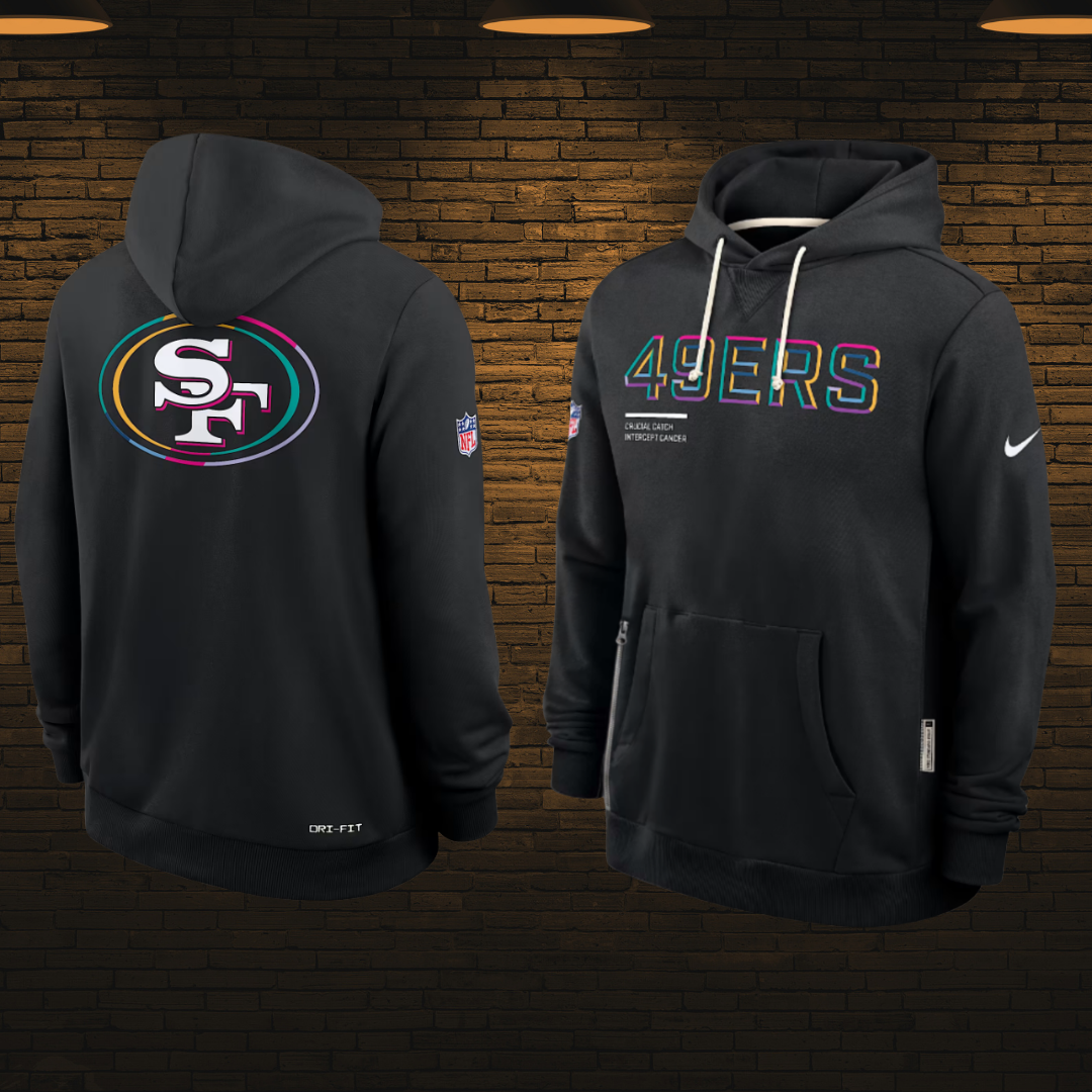 Sudadera NFL con gorro 2025 — San Francisco 49ers ⛏️ (S–4XL)