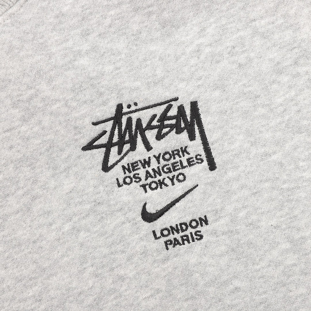 Nike Stussy Hoodie Conjunto de con 2023 Gris