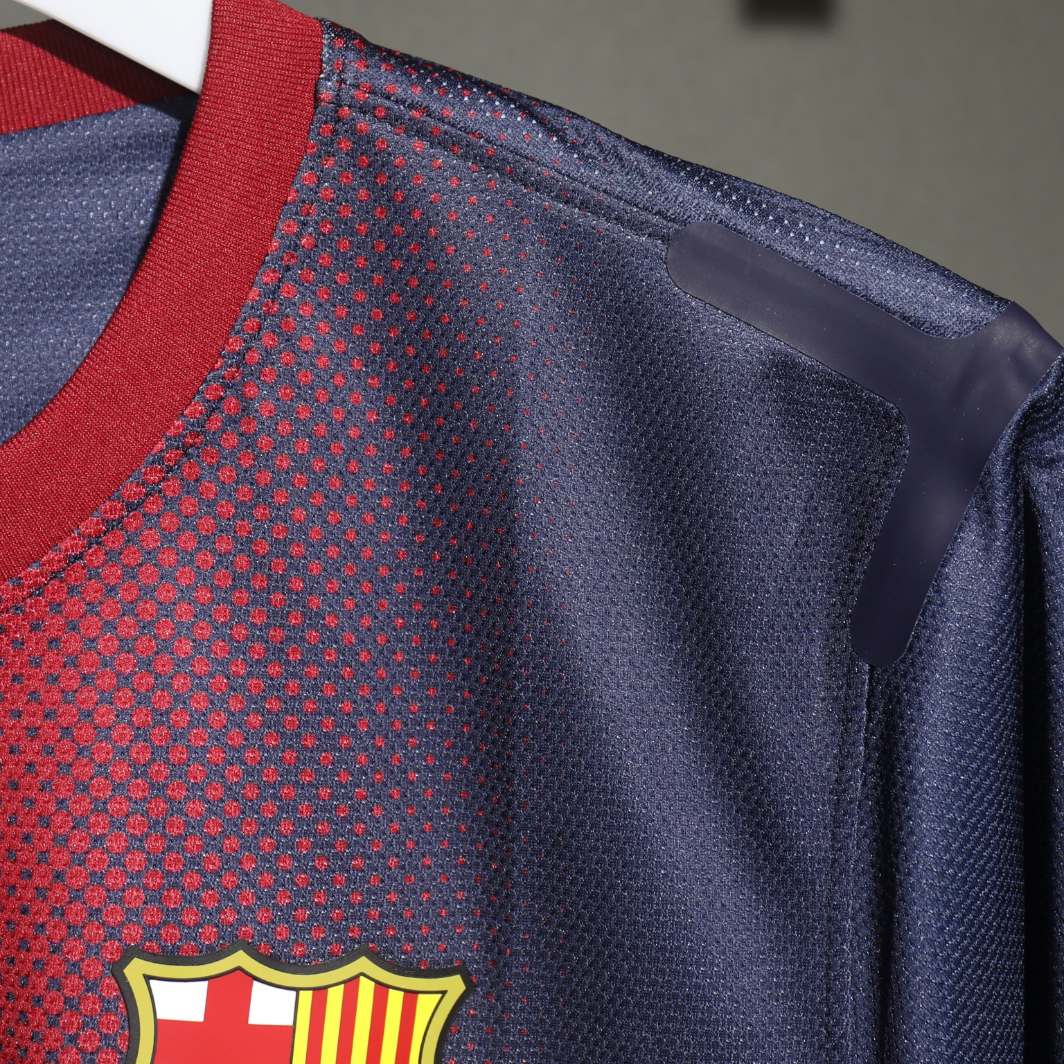FC Barcelona 2012/13 – Jersey Local Authentic Retro Manga Larga / Dorsal Incluido