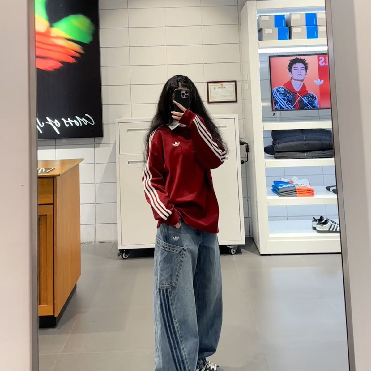 Adidas Originals Pants Denim 2026 Azul