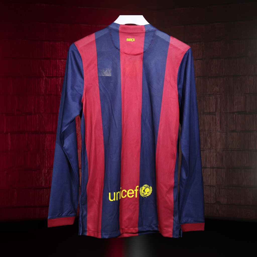 FC Barcelona 2014/15 – Jersey Local Authentic Retro Manga Larga / Dorsal Incluido