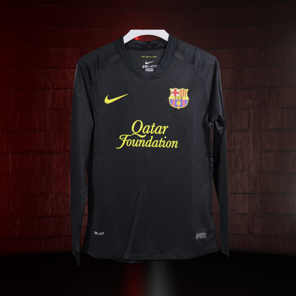 FC Barcelona 2012/13 – Jersey Visitante Authentic Retro Manga Larga / Dorsal Incluido