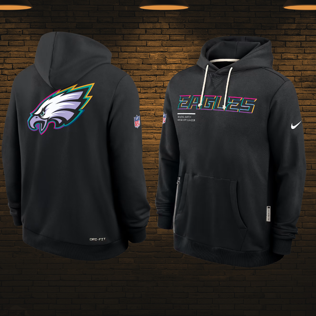 Sudadera NFL con gorro 2025 — Philadelphia Eagles 🦅 (S–4XL)
