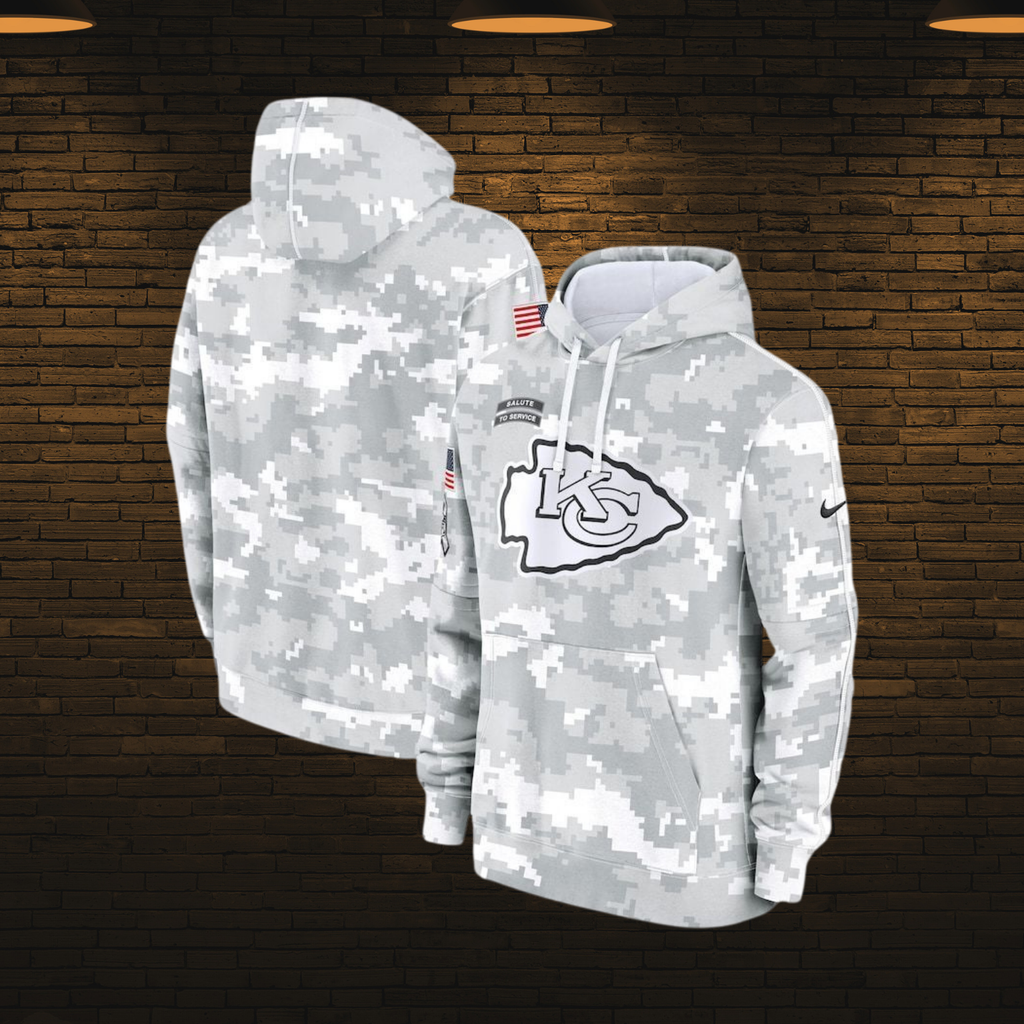 Sudadera NFL estilo militar 2025 — Kansas City Chiefs 🏹 (S–4XL)
