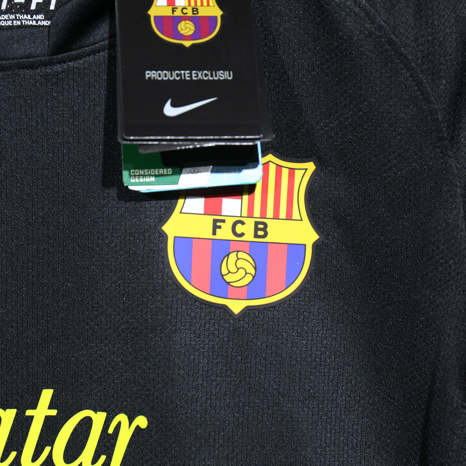 FC Barcelona 2012/13 – Jersey Visitante Authentic Retro Manga Larga / Dorsal Incluido