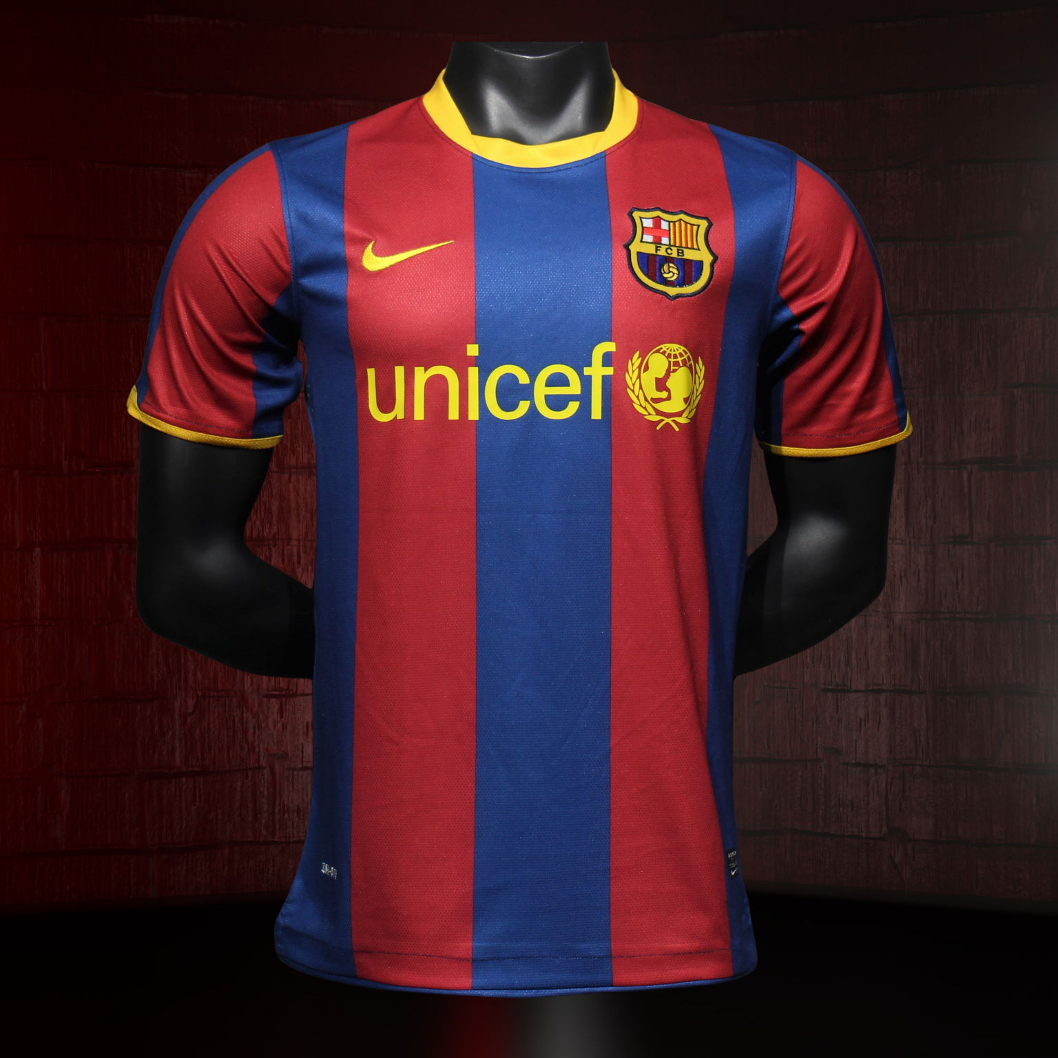 FC Barcelona 2010/11 – Jersey Local Authentic Retro / Dorsal Incluido