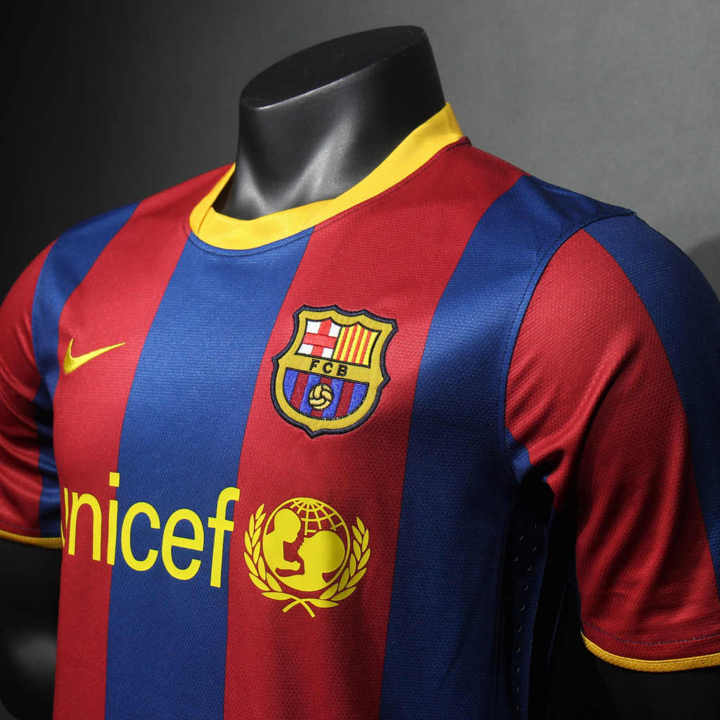 FC Barcelona 2010/11 – Jersey Local Authentic Retro / Dorsal Incluido