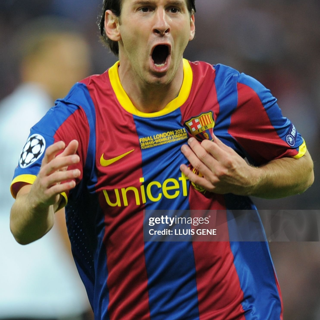 FC Barcelona 2010/11 – Jersey Local Authentic Retro Manga Larga / Dorsal Incluido