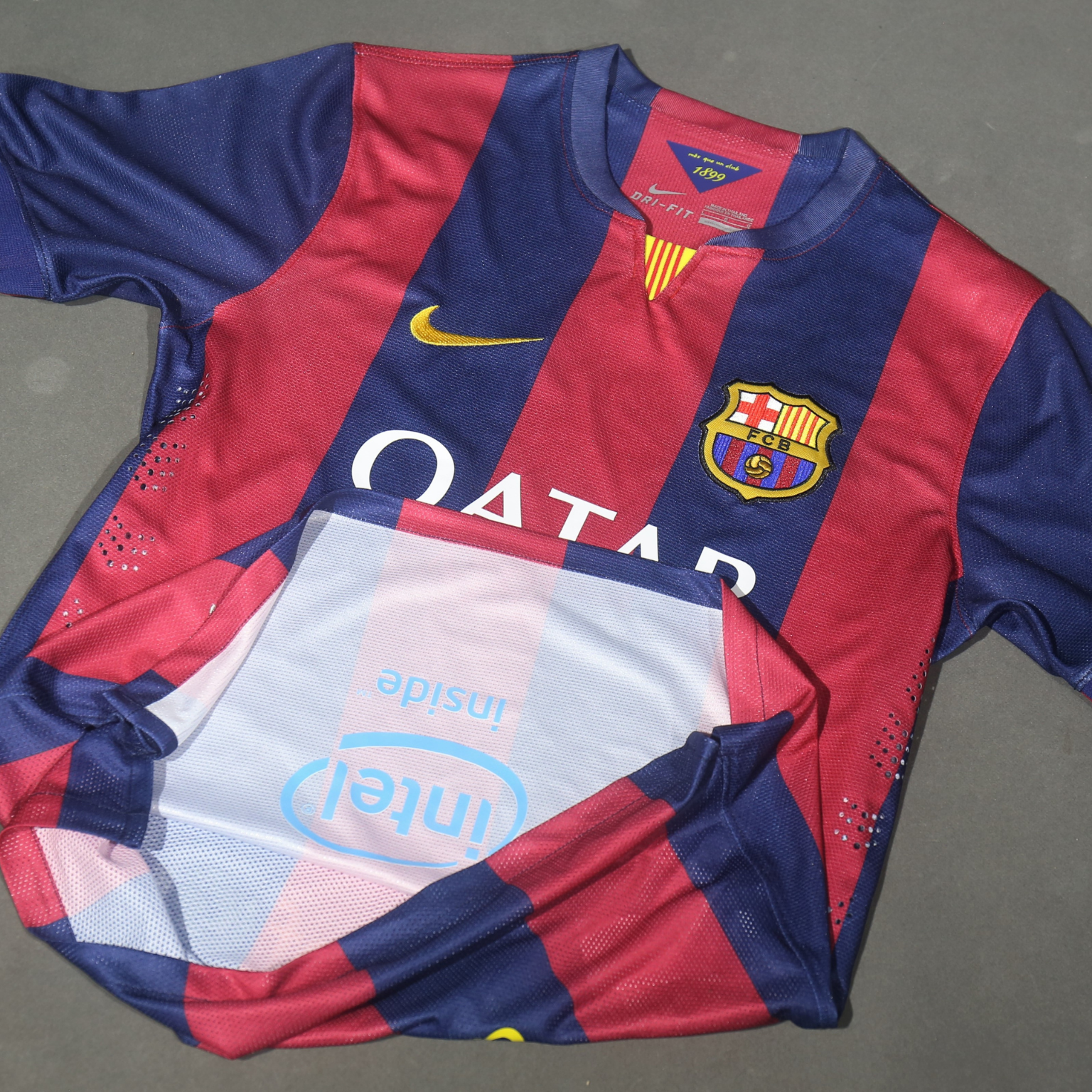 FC Barcelona 2014/15 – Jersey Local Authentic Retro / Dorsal Incluido