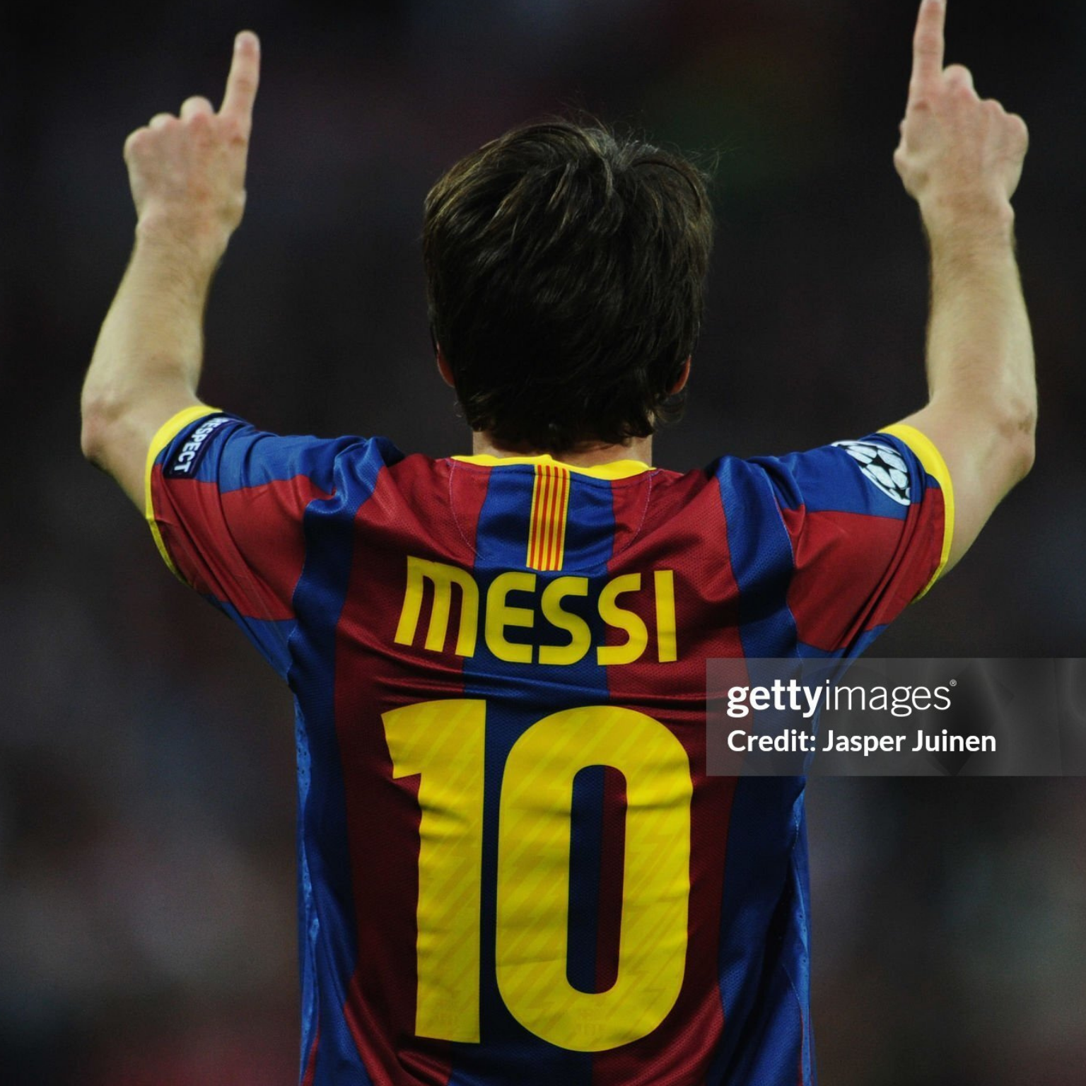 FC Barcelona 2010/11 – Jersey Local Authentic Retro Manga Larga / Dorsal Incluido