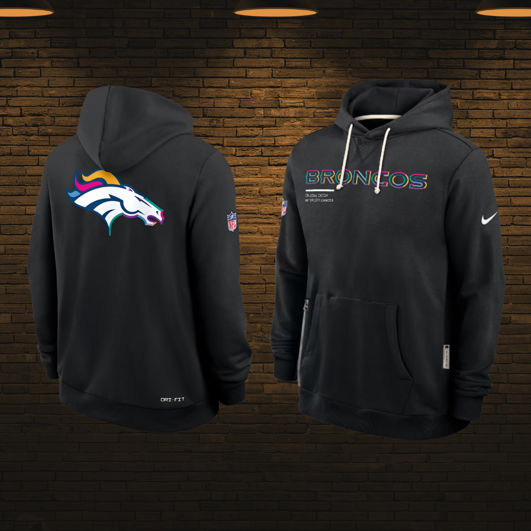 Sudadera NFL con gorro 2025 — Denver Broncos 🐴 (S–4XL)