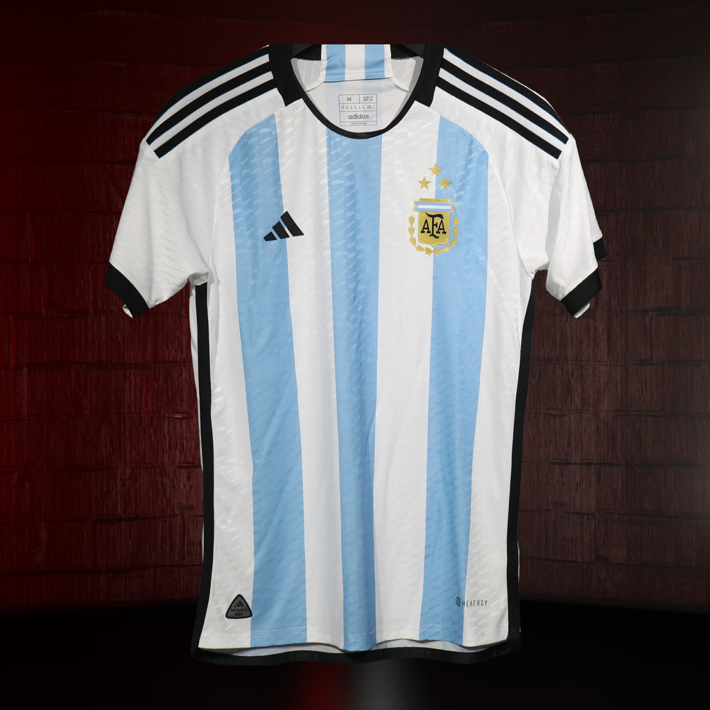 Argentina 2022 – Jersey Local Authentic Retro / Dorsal Incluido