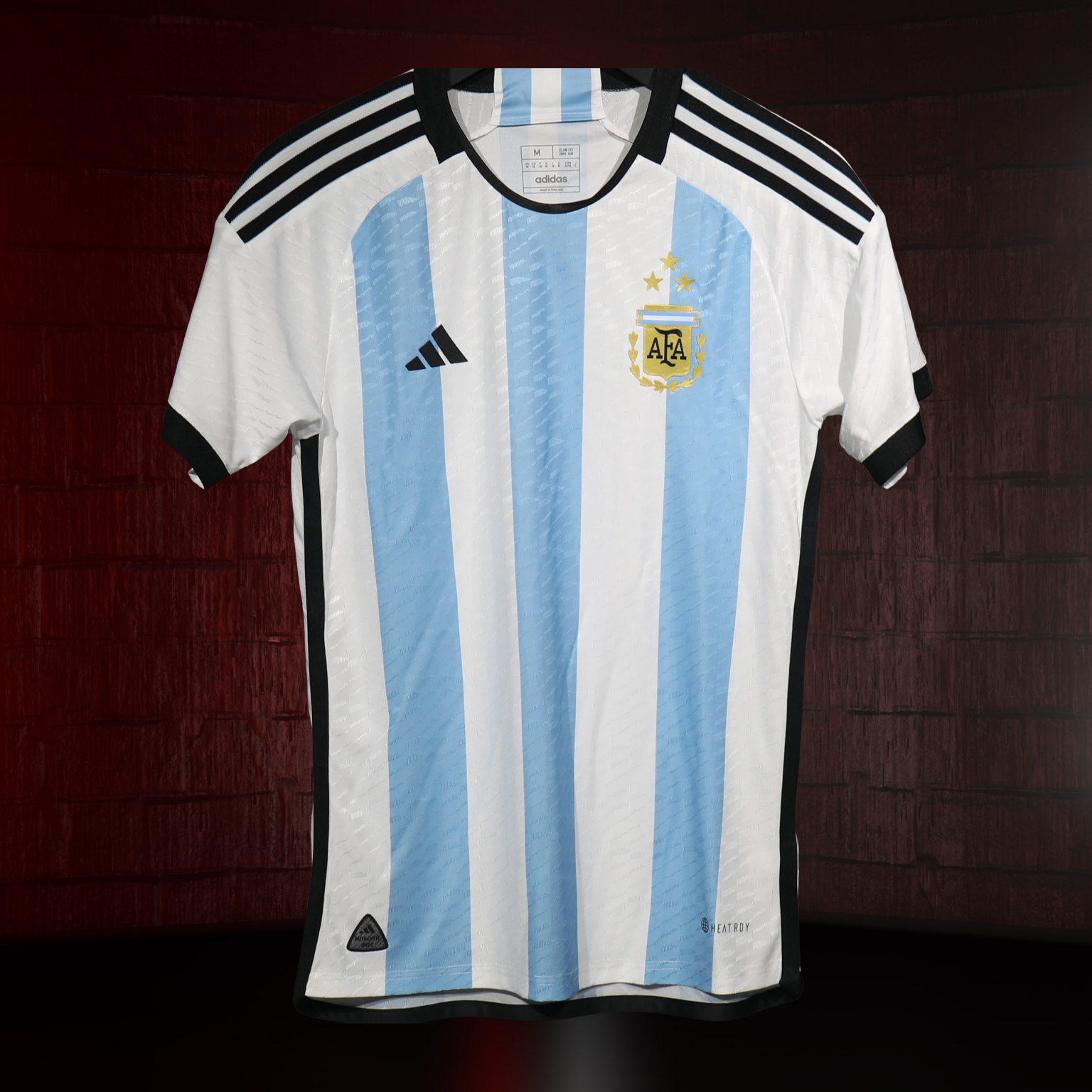 Argentina 2022 – Jersey Local Authentic Retro / Dorsal Incluido