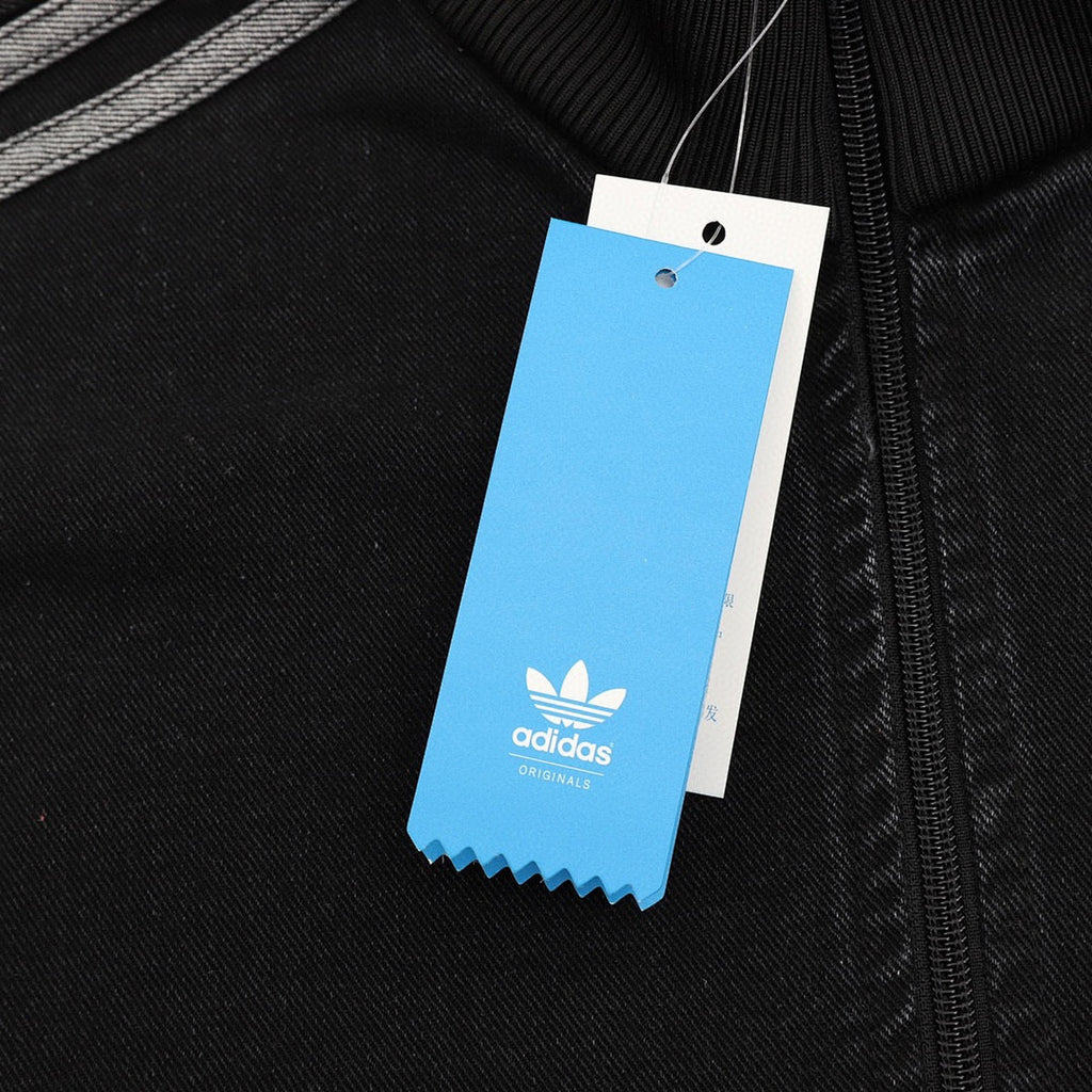 Adidas Originals Chaqueta de mezclilla negra 2025