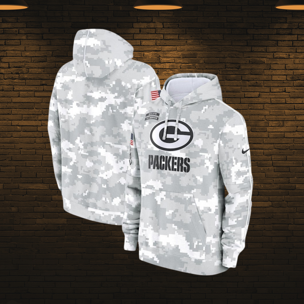Sudadera NFL estilo militar 2025 — Green Bay Packers 🧀 (S–4XL)