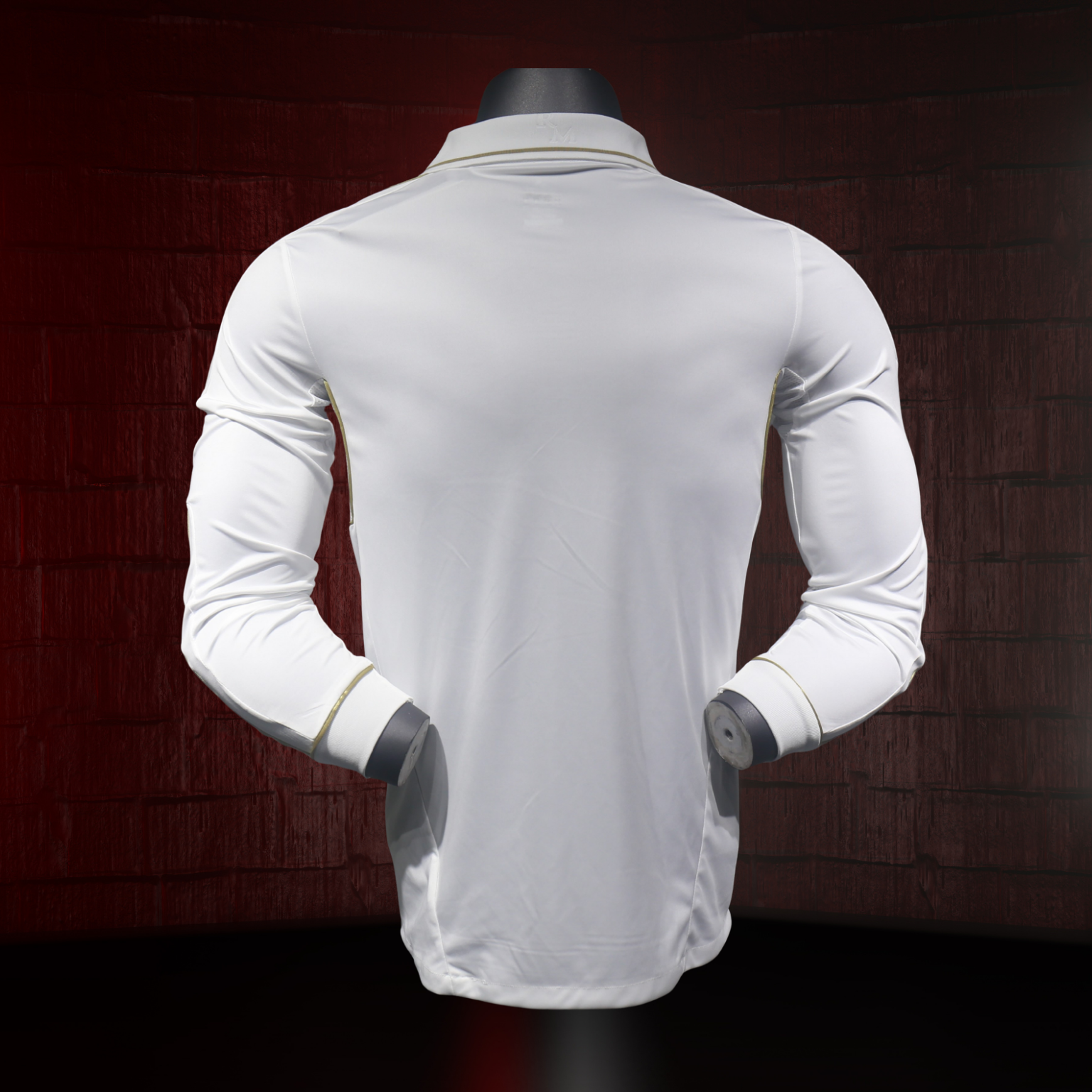 Real Madrid 2011/12 – Jersey Local Authentic Retro Manga Larga / Dorsal Incluido