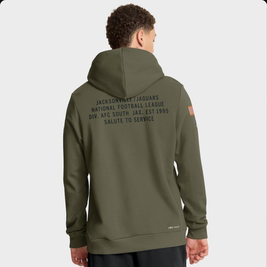Sudadera NFL estilo militar 2025 — Jacksonville Jaguars 🐆 (S–4XL)