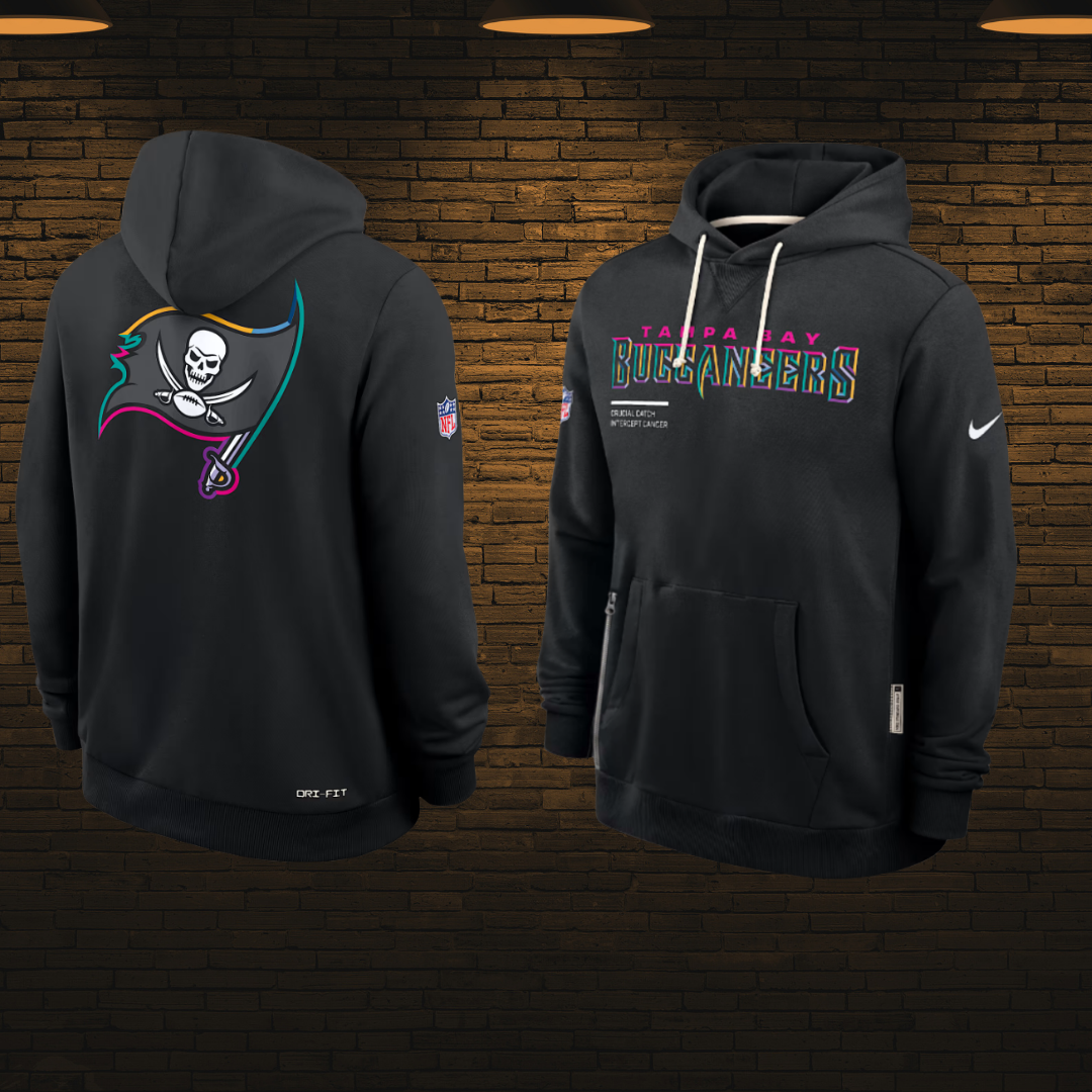 Sudadera NFL con gorro 2025 — Tampa Bay Buccaneers 🏴‍☠️ (S–4XL)