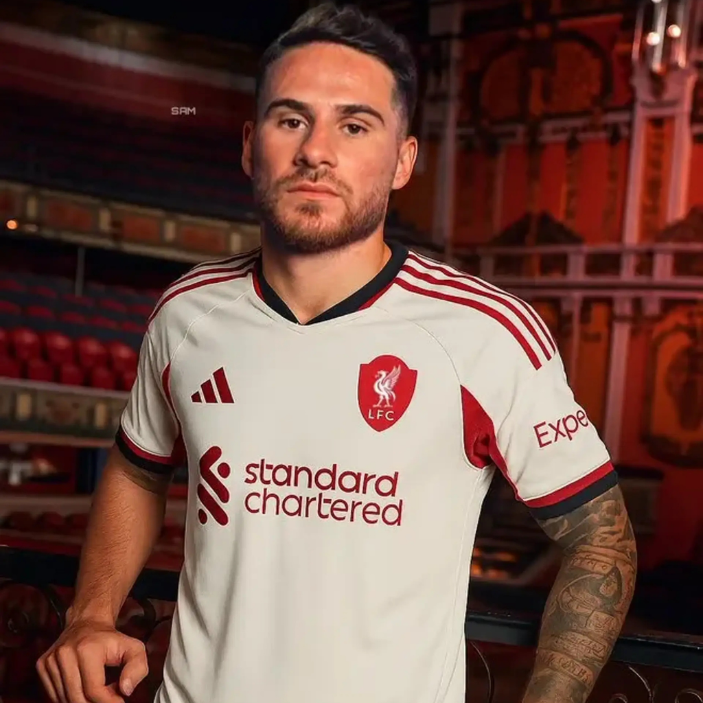 Liverpool 2025/26 – Jersey Visitante Authentic / Dorsal Incluido