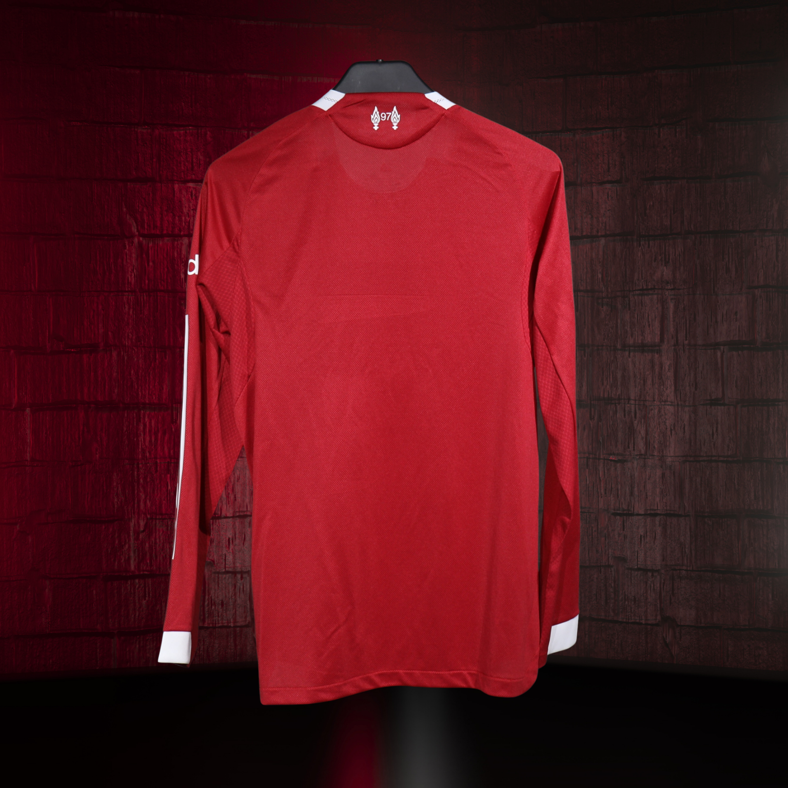 Liverpool 2025/26 – Jersey Local Authentic  Manga Larga / Dorsal Incluido