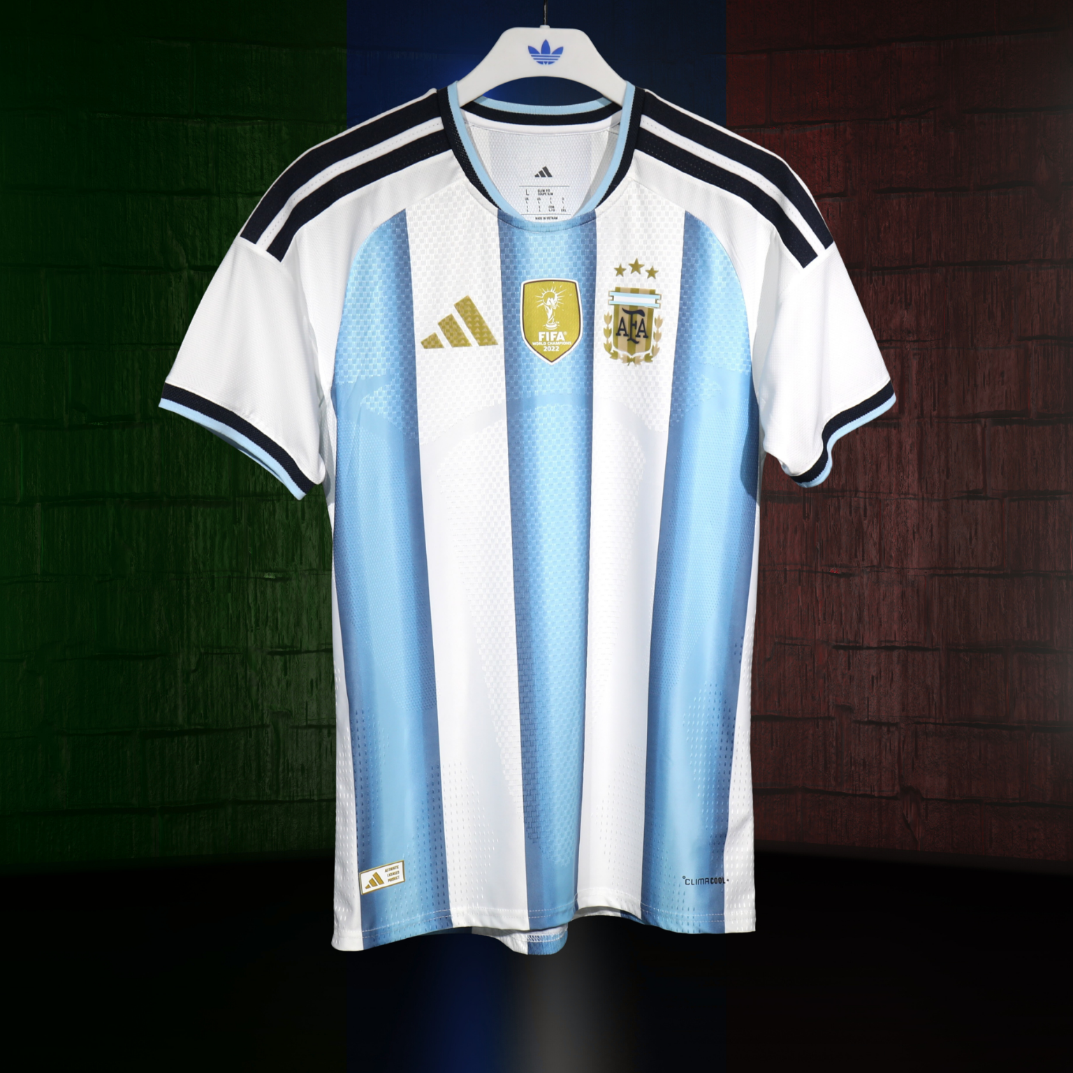Argentina Local 2026 — Messi · Parche Mundial · Authentic · Entrega inmediata