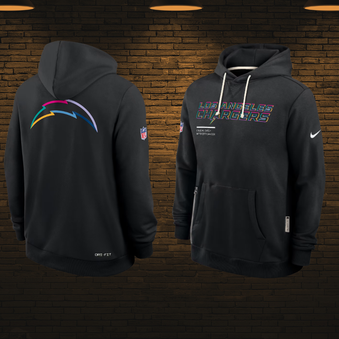 Sudadera NFL con gorro 2025 — Los Angeles Chargers ⚡ (S–4XL)