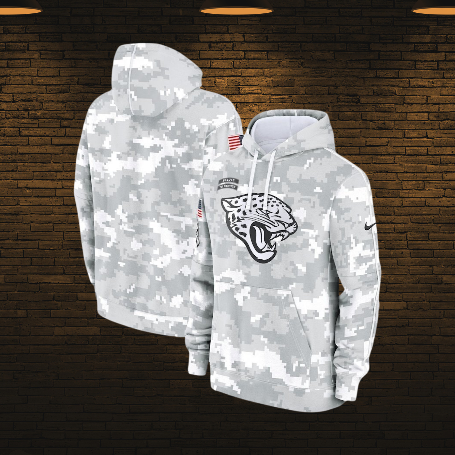 Sudadera NFL estilo militar 2025 — Jacksonville Jaguars 🐆 (S–4XL)
