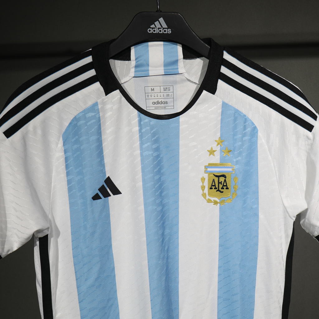 Argentina 2022 – Jersey Local Authentic Retro / Dorsal Incluido