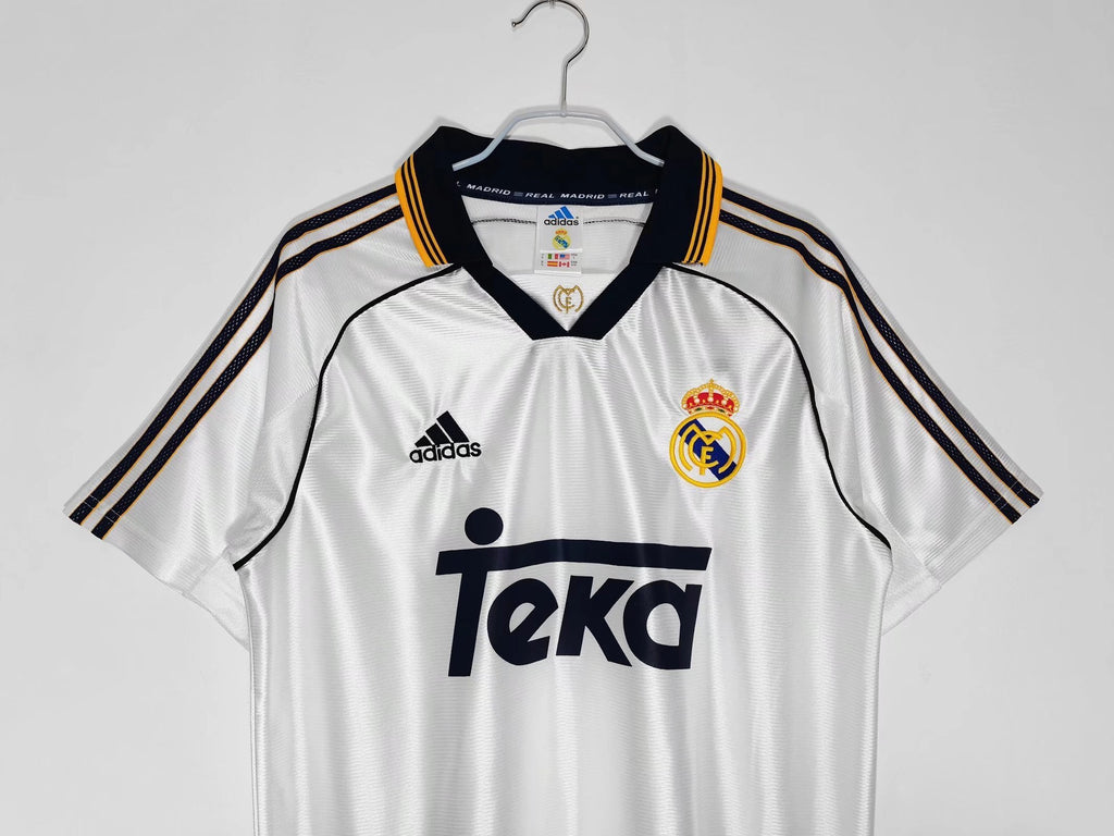 Real Madrid 1999/01– Jersey Local Authentic Retro / Dorsal Incluido