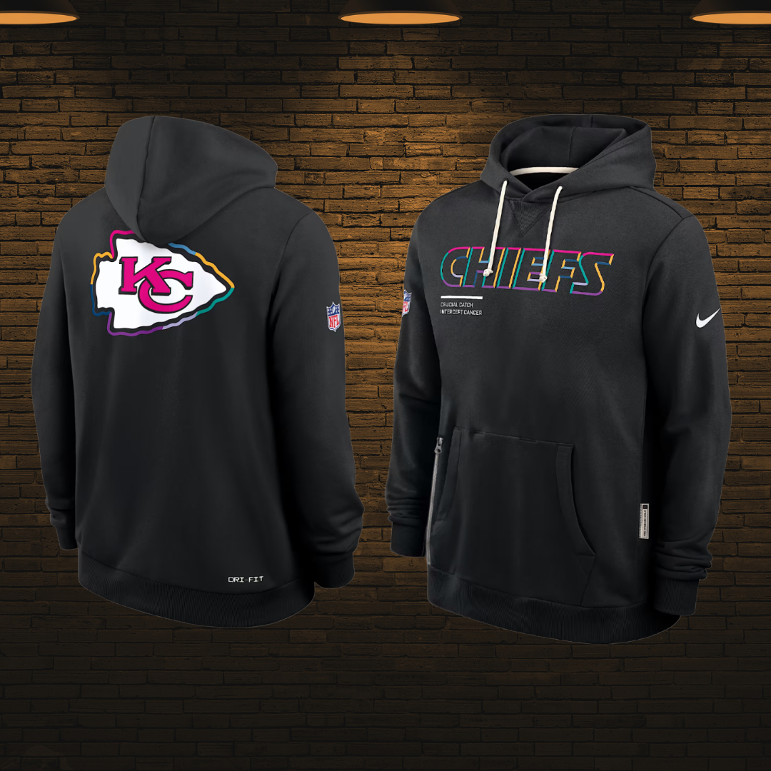 Sudadera NFL con gorro 2025 — Kansas City Chiefs 🏹 (S–4XL)