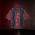 Travis Scott X FC Barcelona Retro Skeleton Jersey 00/01