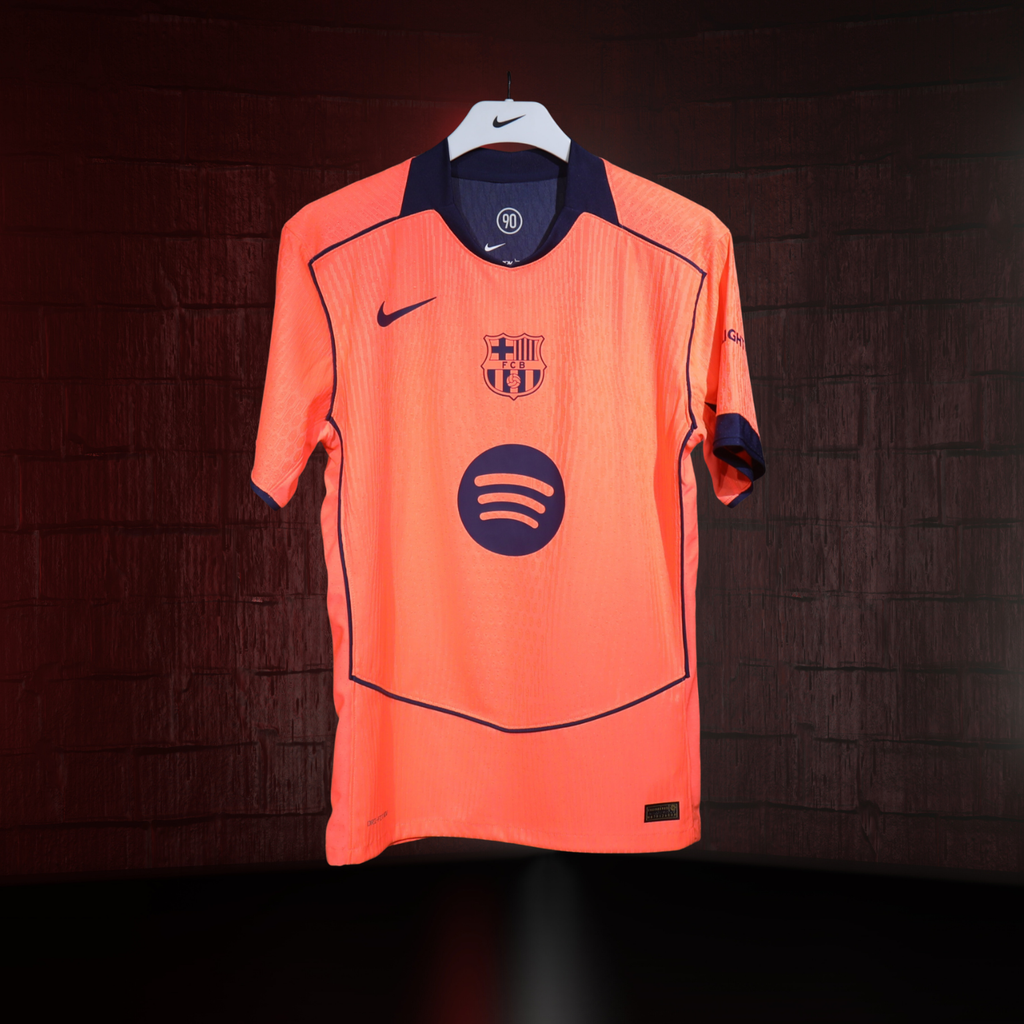 FC Barcelona 2025/26 – Jersey Tercera Authentic / Dorsal Incluido