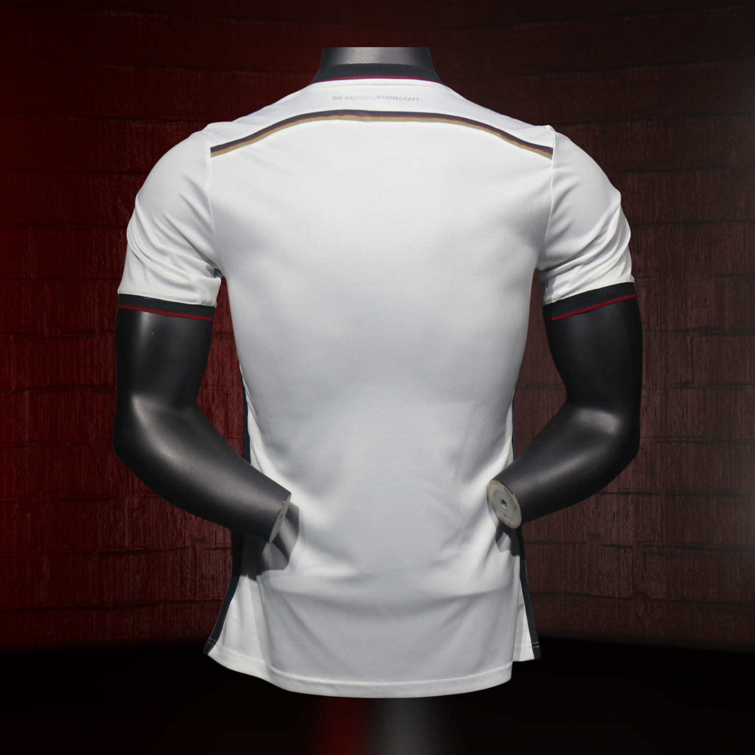 Alemania 2014 – Jersey Local Manga Larga Authentic Retro / Dorsal Incluido