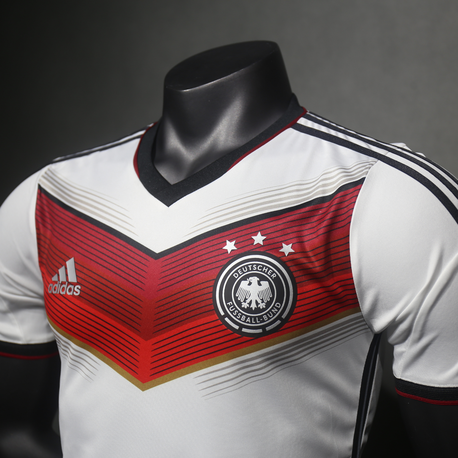 Alemania 2014 – Jersey Local Manga Larga Authentic Retro / Dorsal Incluido