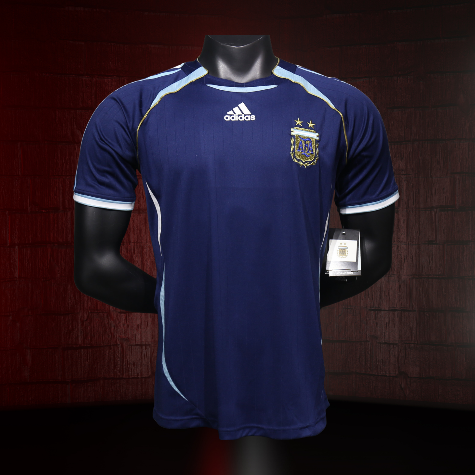 Argentina 2006 – Jersey Visitante Authentic Retro / Dorsal Incluido