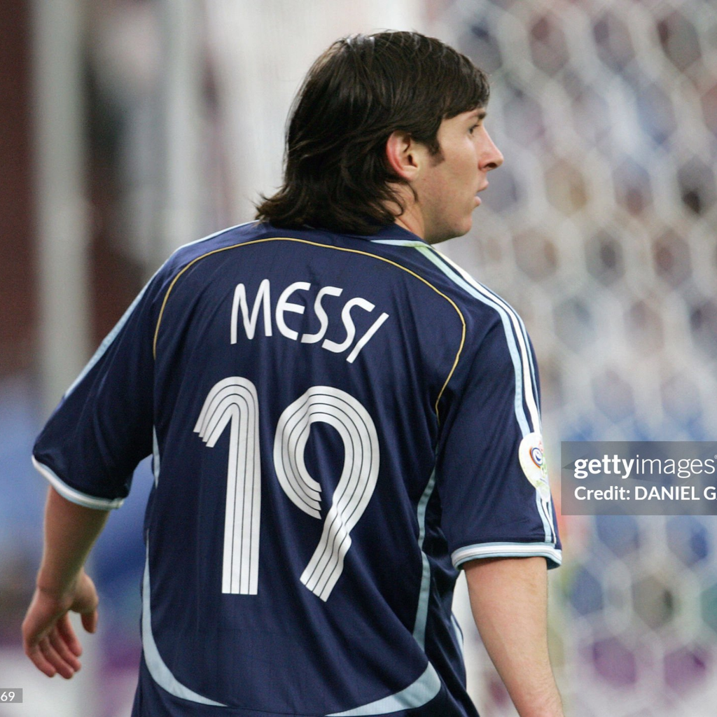 Argentina 2006 – Jersey Visitante Authentic Retro / Dorsal Incluido