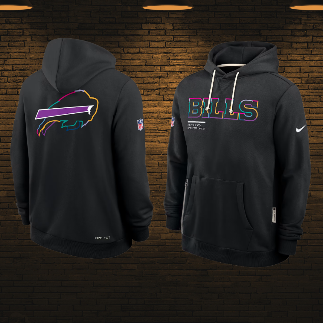 Sudadera NFL con gorro 2025 — Buffalo Bills 🦬 (S–4XL)
