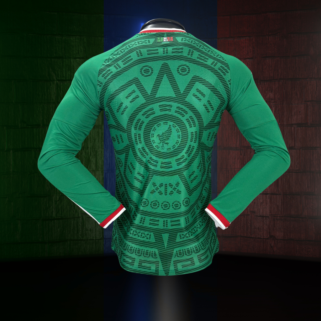 Mexico (Mundial 2026) – Jersey Local Manga Larga Premium