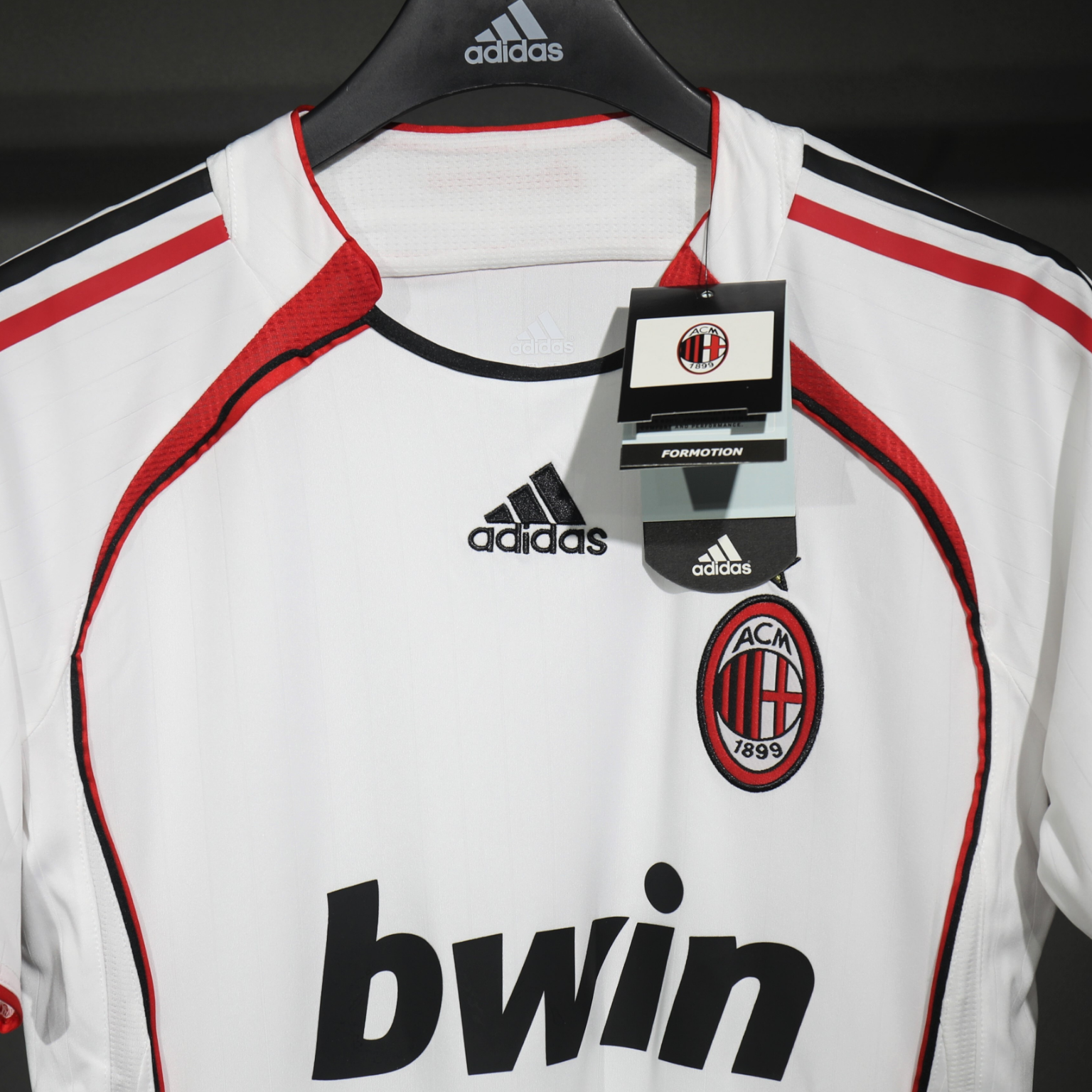AC Milan 2006/07 – Jersey Visitante Authentic Retro / Dorsal Incluido