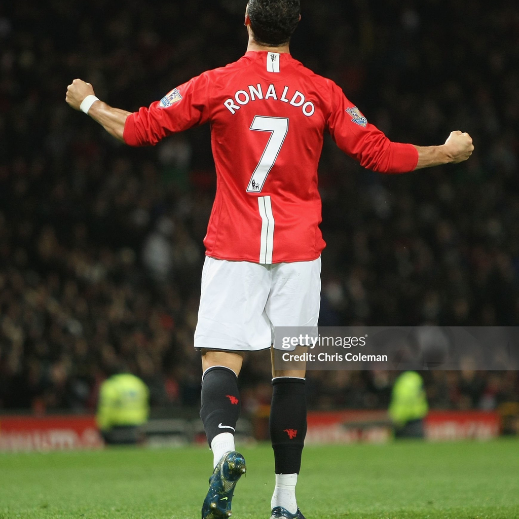 Manchester United 2007/08 – Jersey Local Authentic Retro / Dorsal Incluido