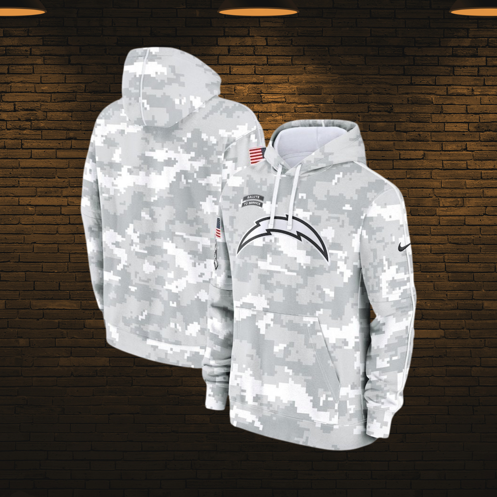 Sudadera NFL estilo militar 2025 — Los Angeles Chargers ⚡ (S–4XL)
