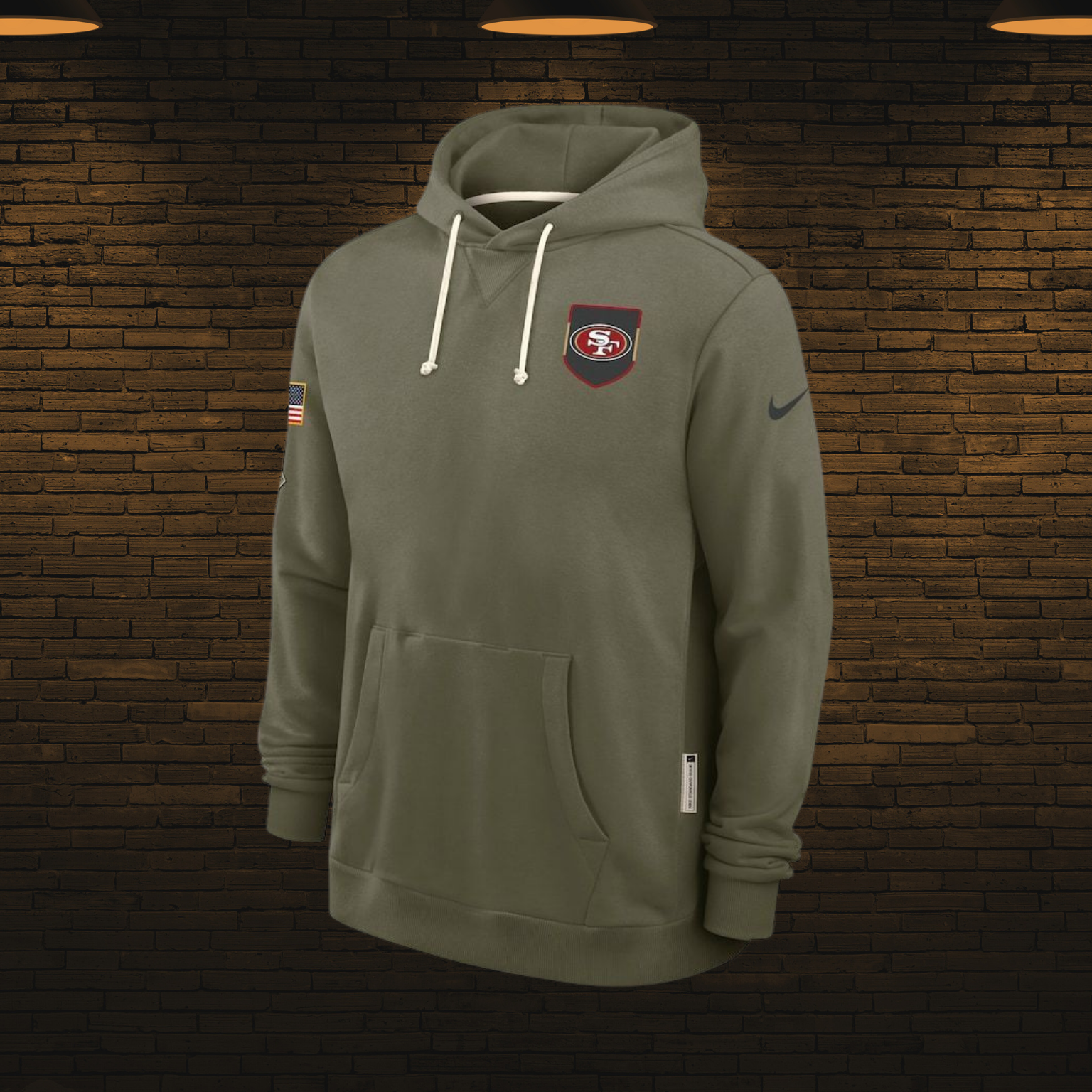 Sudadera NFL estilo militar 2025 — San Francisco 49ers ⛏️ (S–4XL)