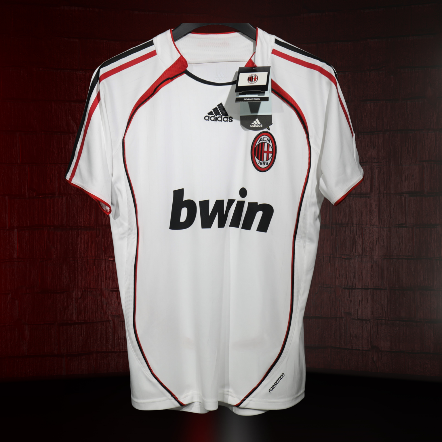 AC Milan 2006/07 – Jersey Visitante Authentic Retro / Dorsal Incluido