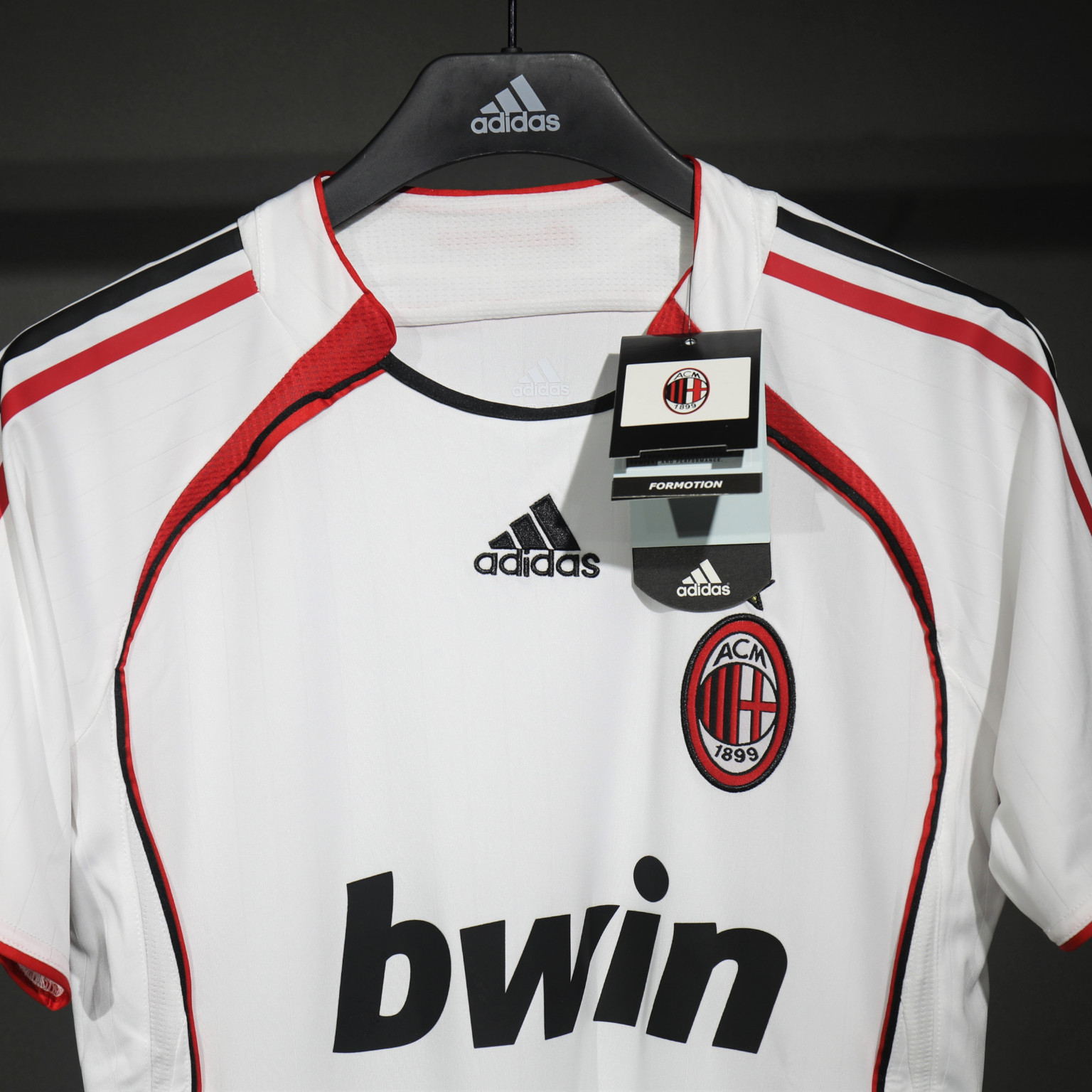 AC Milan 2006/07 – Jersey Visitante Authentic Retro / Dorsal Incluido
