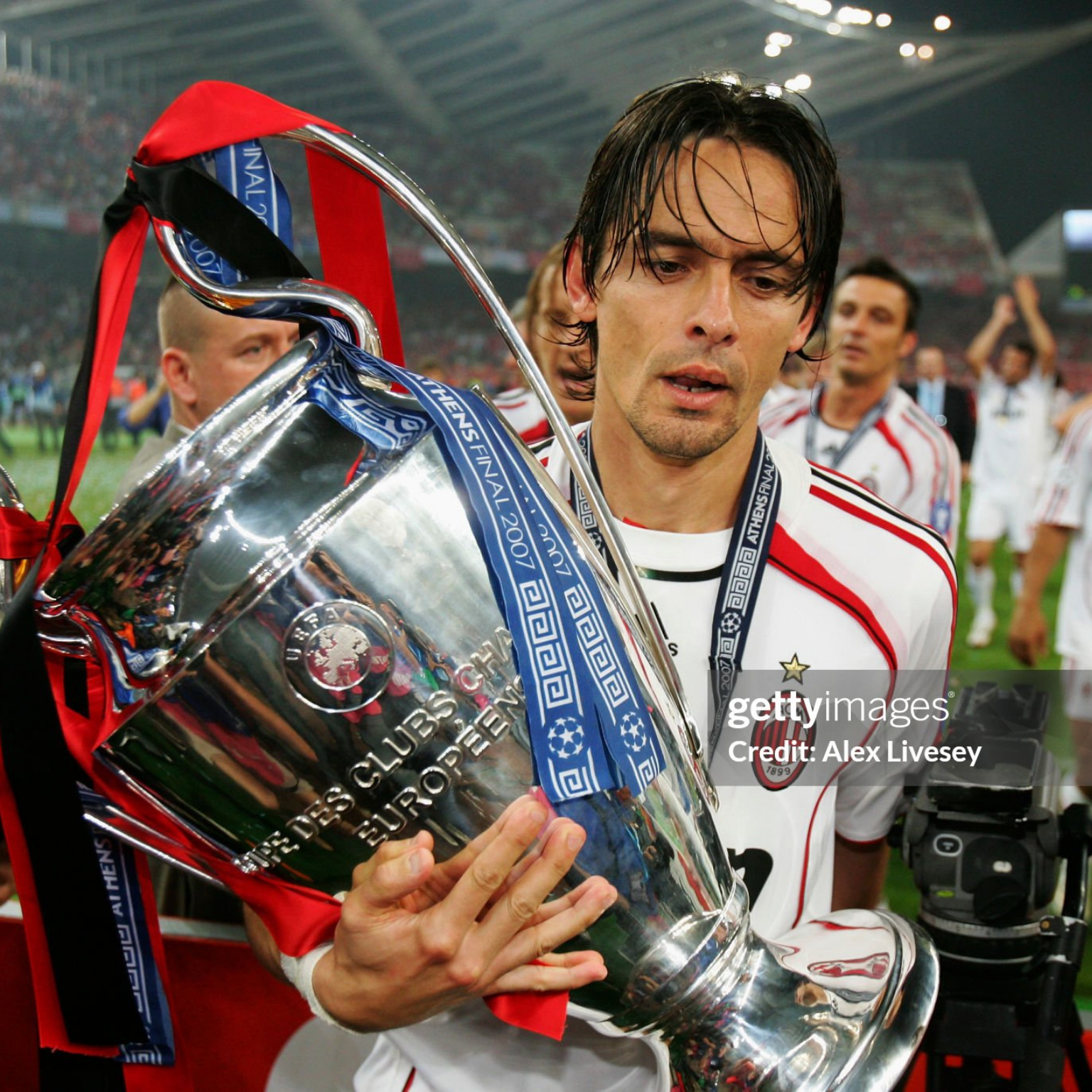 AC Milan 2006/07 – Jersey Visitante Authentic Retro / Dorsal Incluido