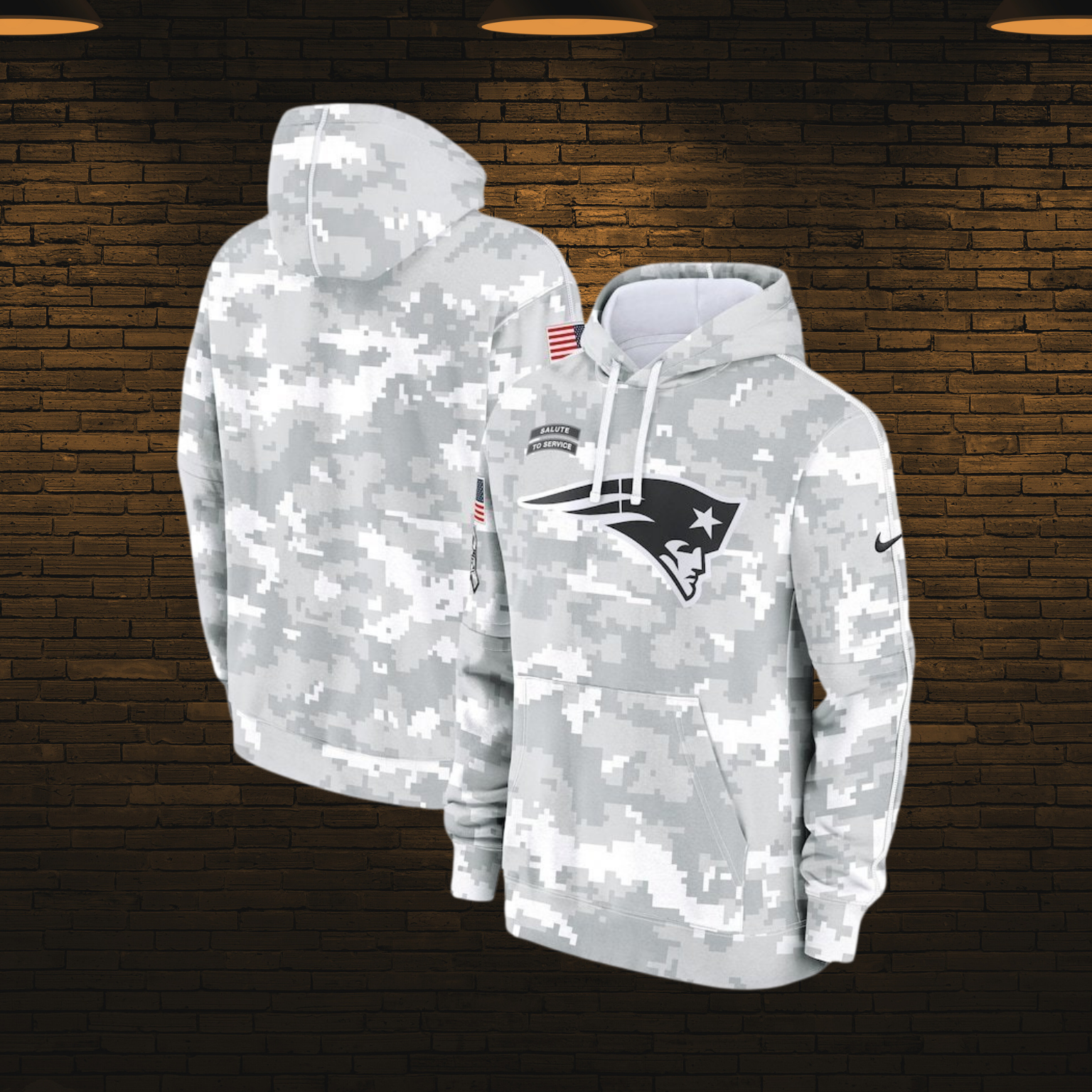 Sudadera NFL estilo militar 2025 — New England Patriots 🇺🇸 (S–4XL)